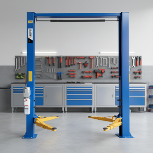 Pont élévateur 2 colonnes pour véhicules 5 tonnes, déverrouillage manuel d'un côté pour garage/atelier - Product Image 1