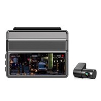 Caméra de tableau de bord double objectif 2K 1K pour voiture, enregistreur vidéo HD 1080P, caméra de tableau de bord grand angle, vision nocturne, caméra DVR pour voiture