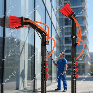 <span class=keywords><strong>Perche</strong></span> télescopique en fibre de carbone pour le <span class=keywords><strong>nettoyage</strong></span> des fenêtres, fabriquée en Chine - Product Image 2