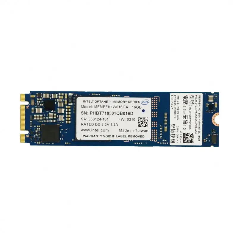 Original New Optane mempek1w016ga 16GB M.2 SATA 2280 0x1nj tân trang máy chủ SSD