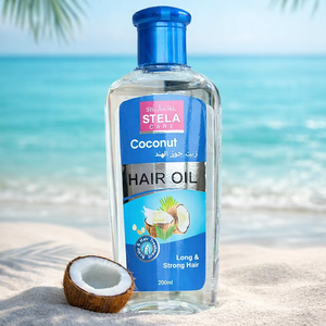 Huile capillaire à la noix de coco 250 ml x 48 canettes, soin capillaire naturel, huile nourrissante pour des cheveux doux, lisses et brillants, soin du cuir chevelu, cheveux forts et sains - Product Image 1