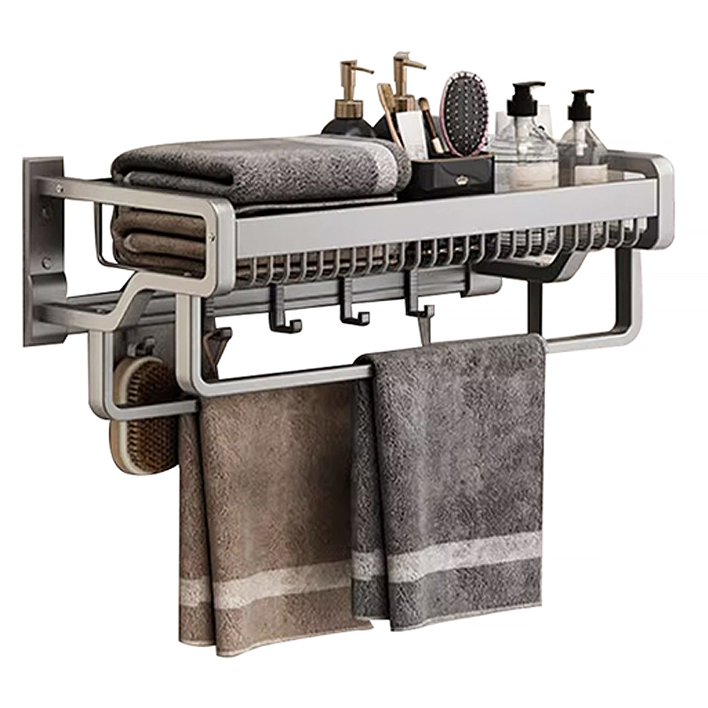 Bathroom towel holder