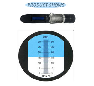 Réfractomètre Brix étanche de conception OEM plage de mesure ATC portable en sucre 0-32% réfractomètre d'alcool - Product Image 2