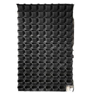 Jardinières murales suspendues en plastique, design moderne, <span class=keywords><strong>pour</strong></span> intérieur et extérieur, montées sur une clôture, porte-pots décoratifs <span class=keywords><strong>pour</strong></span> plantes à fleurs - Product Image 1