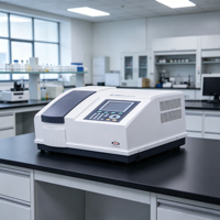 Spectrophotomètre UV/Vis à double source lumineuse, instrument de test de laboratoire de haute précision