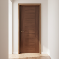 Porte battante en WPC PVC de haute qualité, nouveau style, imperméable et résistante à l'humidité, porte en WPC pour hôtel