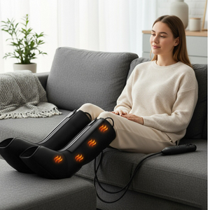 Beoka Calentamiento de pantorrilla Masaje Cremallera Botas de compresión Pies de pantorrilla portátiles Recuperación Compresa caliente Pantalones de compresión de 3 cámaras Hombres - Product Image 4