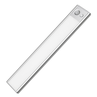 Tuodidi USB-C dapat diisi ulang lampu lemari Sensor LED Strip lampu magnetik diaktifkan gerakan untuk lemari dioperasikan baterai Wardedore