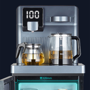 Nouvelle machine à thé domestique avec purificateur d'eau automatique à ultrafiltration 1L Gris, contrôle électronique avec affichage de la température - Product Image 1