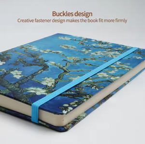 Mới nhất A5 Van Gogh Sơn cứng Bìa máy tính xách tay bán buôn biểu tượng tùy chỉnh Trường Nhật ký tùy chỉnh in PU bìa giấy máy tính xách tay - Product Image 3