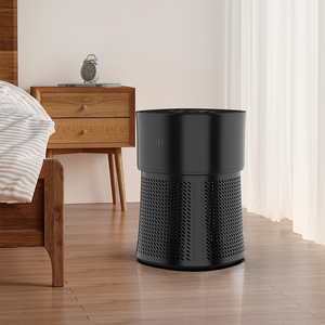 BKJ-22F Plastic Digital Display Desk Air Purifier Filter Child Lock <b>Smoke</b> with WiFi ROHS Certified for Home Office - Product Image 2