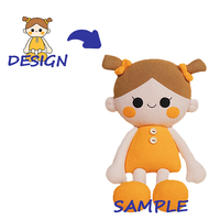 Peluche super douce personnalisée avec doublure en maille