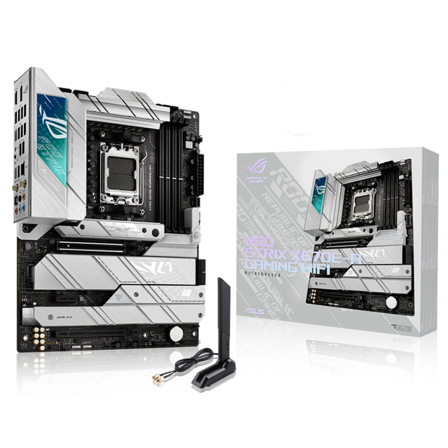ASUS ROG STRIX X670E-A GAMING WIFI Motherboard Support AMD Ryzen 7000 Series CPU With 5 X USB 3.2 Gen 1 Ports Used for Desktop