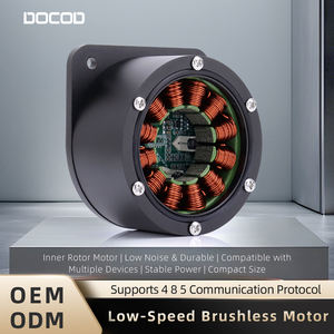 Moteur CC sans balais à haut rendement et faible bruit avec rotor court à 8 pôles pour la régulation de vitesse de précision industrielle - Product Image 2