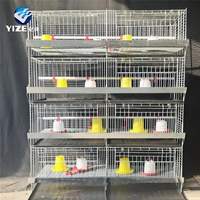 Vente flash Cage à poussins de type H Petite cage à poulets Équipement d'élevage avicole