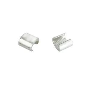 tin plated mini 3 microns dimpled and serrated copper U-T type connector for protect the wire