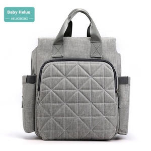 Bolsa de Pañales de Gran Capacidad, Impermeable, de Poliéster, para Salidas, con Doble Asa y Múltiples Compartimentos, para Mujer - Product Image 5