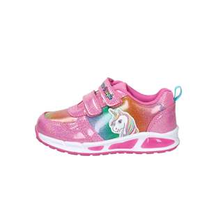 Baskets Unicor Magic pour filles, chaussures épaisses fuchsia avec motif licorne et fermeture Velcro - Product Image 1