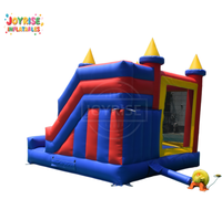 Château gonflable classique avec toboggan, qualité commerciale, combo château gonflable pour enfants, château gonflable en PVC pour enfants