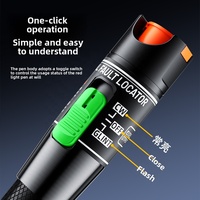 Stylo Laser Rouge Fibre Optique SC 15/30mW Localisateur Visuel de Défauts pour Test Fibre FTTH