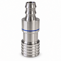 Raccord rapide de refroidissement liquide SUS304 DN12 UQD06, raccord de tuyau 1/2 pouce, prise femelle anti-débordement pour rack de serveur de centre de données