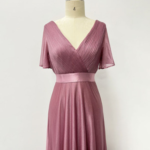 XU90812 <span class=keywords><strong>Vestidos</strong></span> <span class=keywords><strong>de</strong></span> <span class=keywords><strong>Dama</strong></span> <span class=keywords><strong>de</strong></span> <span class=keywords><strong>Honor</strong></span> <span class=keywords><strong>de</strong></span> Alta Calidad, Hechos a Mano, con Cuello en V, Manga Larga, Estilo Evasé, <span class=keywords><strong>de</strong></span> Chifón, Elegantes <span class=keywords><strong>Vestidos</strong></span> <span class=keywords><strong>de</strong></span> Noche <span class=keywords><strong>2022</strong></span> - Product Image 6