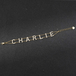 Fabricant OEM de bijoux, logo personnalisé, nom, nouveau collier avec pendentif personnalisé en argent plaqué or 18 carats, acier inoxydable 316 - Product Image 6