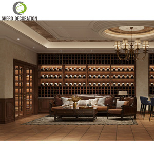 Diseño de Sala de Cigarros Personalizada, Mueble de Exhibición de Lujo para Sala de Cigarros, Vitrina de Madera de Múltiples Niveles - Product Image 5