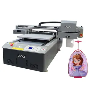 Merek Baru Led Uv 6090 Format Lebar Pencetak Pipih Casing Telepon Pena Bola CD Printing Plotter dari Cina