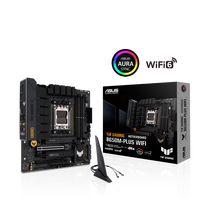 ASUS TUF GAMING B650M-PLUS WIFI AM5 Ryzen 7000 MATX Motherboard Gaming (14 Tahap Daya, PCIe 5.0 M.2)
