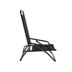 Silla de Playa Plegable de Metal Negra Portátil Kejie, Diseño Moderno para Exteriores, Muebles de Jardín - Product Image 3