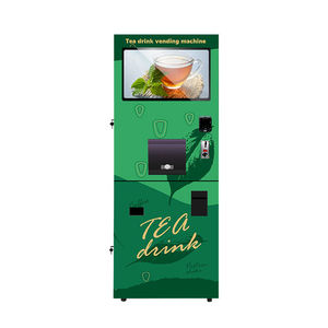 Distributeur automatique intelligent de thé entièrement automatique prémélange SDK commercial boîtier en acier au carbone <span class=keywords><strong>avec</strong></span> <span class=keywords><strong>verre</strong></span> trempé - Product Image 2