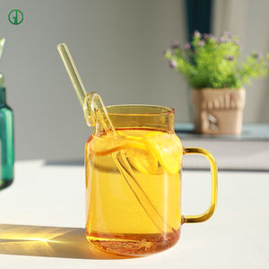 <strong>Mason</strong> <strong>Jar</strong> Glass Drinking Cups 570Ml <strong>Mason</strong> <strong>Jar</strong> Drinking Mugs Heat-Resistant Transparent Glass Cups - Product Image 3