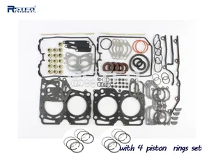 Engine Cylinder Head Full Gasket Set with 4 Piston Rings Set for Subaru Old EJ20 Forester SG 2.0X Forester SH 2.0X/XS 10105AA990