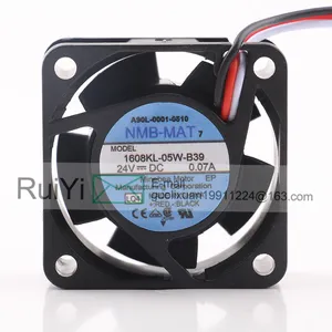 Original NMB 12V 48V DC24V 0.07A EC AC 4CM 4020 40X40X20MM FANUC system Large air capacity 1608KL-05W-B39 cooling fan