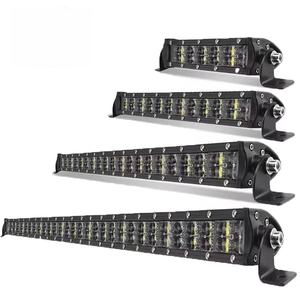 Barre lumineuse LED 6D Slim à 2 rangées, puce 3030, 6000K, 12V, 72W, 6000 lumens, montage universel, en aluminium, pour voiture - Product Image 2