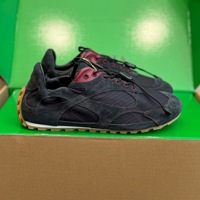 BSJM – Baskets rétro légères en cuir véritable, imperméables et respirantes, à lacets, semelle fine, pour printemps, été et automne
