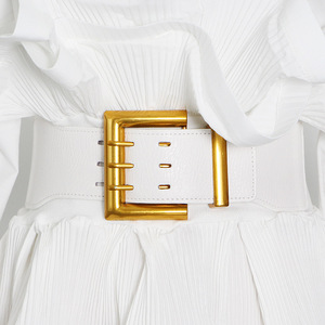 GX3787 Nuova Elegante Camicetta da Donna con <span class=keywords><strong>Collo</strong></span> Rotondo, Maniche Lunghe con <span class=keywords><strong>Volant</strong></span> Tridimensionali, Blusa Unica e Raffinata - Product Image 5