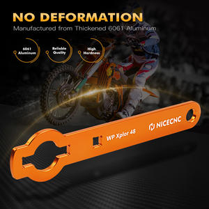 NICECNC pour KTM EXC-F 350 2017-2022 XC-W 300 Six Days pour HUSQVARNA TE 300 48MM WP <span class=keywords><strong>Xplor</strong></span> Clé de fourche pour réglage de la précharge - Product Image 2