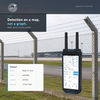 Système de détection de drones portatif, localisateur de pilote, capteur de spectre RF passif, portée 1-3 km, 1000 modèles, écran tactile 6 pouces, carte GPS
