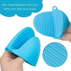 Double <b>Mini</b> Silicone Cooking Clip Handle Silicone Gloves fondant silicone mold <b>chocolate</b> bar mold silicone molds for decoration - Product Image 6