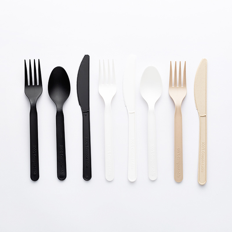 EcoNewLeaf CPLA Cutlery Set Compostable Disposable