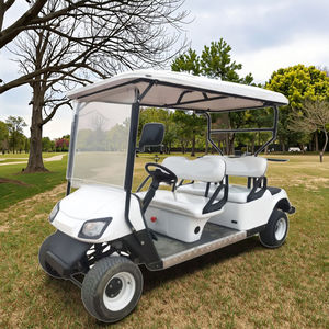 Chariot de golf électrique 4 places de qualité supérieure, vente en gros du fabricant, prix promotionnels, idéal pour les terrains non publics - Product Image 1