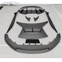 Kit carrosserie V Style en fibre de carbone sèche et PU pour Lotus Emira : pare-chocs avant, jupes latérales, diffuseur arrière, aileron et capot - Vente en gros