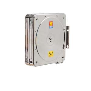 MECLUBE - 074-5505-300 Stainless steel closed <b>hose</b> <b>reel</b> AISI 304 fixed FOR WATER 150°C 200/400 bar Mod. CFX 500 <b>WITHOUT</b> <b>HOSE</b> Inl - Product Image 1