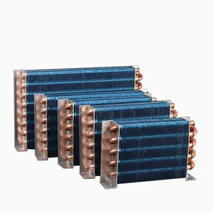 Condenser Evaporator Coil Aluminum Fin For Dairy Products