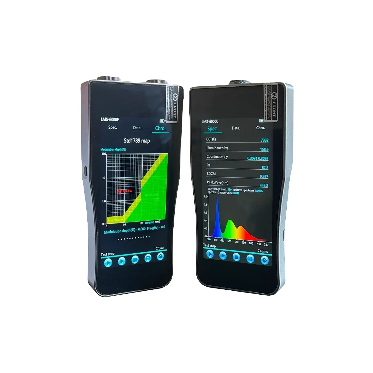 LMS-6000 Digital Lux Meter for Measuring Illuminance, Color Coordinate, CCT price of spectrophotometer