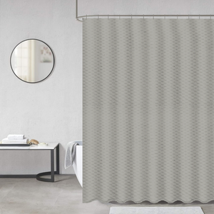 <span class=keywords><strong>Rideau</strong></span> <span class=keywords><strong>de</strong></span> <span class=keywords><strong>douche</strong></span> en relief <span class=keywords><strong>de</strong></span> luxe qualité hôtelière 3D tissu texturé Polyester imperméable salle <span class=keywords><strong>de</strong></span> bain <span class=keywords><strong>rideau</strong></span> <span class=keywords><strong>de</strong></span> <span class=keywords><strong>douche</strong></span> avec crochets - Product Image 2