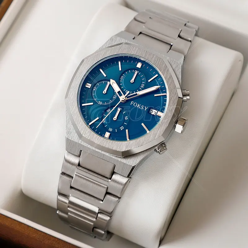 Watch Original Designer Famous Brand All Stainless Steel Band Waterproof Luxury Wrist Men Quartz Watch In Wristwatch