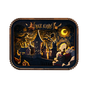 Tùy chỉnh bằng gỗ đèn LED 3D ánh sáng ban đêm Hary Potter ma thuật lâu đài bàn đèn phòng trang trí nội thất bảng ánh sáng trang trí nhà quà tặng cho trẻ em - Product Image 1